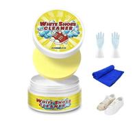 Sponge White Shoe Cleaning Cream, Multifunctional Cleaning Cream, All-Purpose Rinse-Free Cleaner, Sneaker Whitener for Leather, Canvas & Rubber Soles