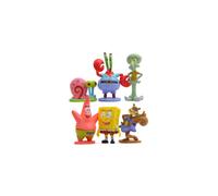 Spongebob 6pcs Set Squarepants Figure Patrick Star Figurine Doll Topper Cake Toy