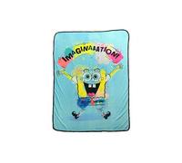 Spongebob 884978 Square Pants Imaginaaation Fleece Throw Blanket