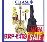 Spongebob Acoustic Guitar Dreadnought Full Size Outfit With Case ~