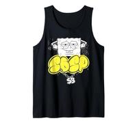 Spongebob Bling Diamond Gold Logo Hip Hop Rap Icon Stencil Tank Top