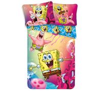 SpongeBob Blue 100% Cotton Single Duvet Cover Set - European Size