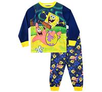 Spongebob Boys Sponge Bob Squarepants Pyjamas Blue Age 10 to 11 Years