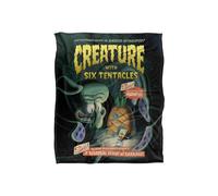 Spongebob Creature With Six Tentacles Silky Touch Super Soft Throw Blanket 152 X 127 cm in White Spongebob White 152 X 127 cm