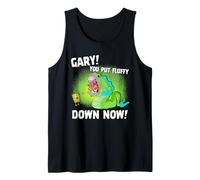Spongebob Gary and Fluffy Attack Scene Funny Pet Cartoon Tank Top
