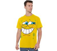Spongebob Guilty Face Unisex T Shirt, Yellow, Large