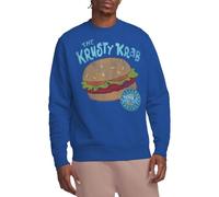 Spongebob Krusty Krab Crew Sweatshirt, Royal Blue, Large