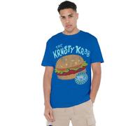 Spongebob Krusty Krab Unisex T Shirt, Royal Blue, Large