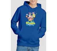 Spongebob Men's Group Shot Hoodie, Royal Blue | Size: Medium Spongebob Royal M