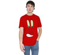 Spongebob Mr. Krabs Smallile Face Unisex T Shirt, Red, Medium