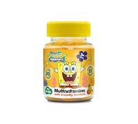 Spongebob Multivitamin Gummies, Daily Vitamins with Essential Nutrients, Fun & Tasty Chewable Supplement, Tropical Flavour, Pack of 30 Gummies