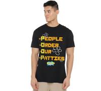 Spongebob People Order Our Patties Unisex T Shirt, Black, XX-Large