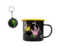 Spongebob Schwammkopf Spongebob and Patrick Bubbles Official Merchandise Mug + Keyring