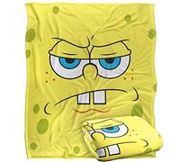Spongebob Spongebob Angry Face Silky Touch Super Soft Throw Blanket 152 X 127 Cm