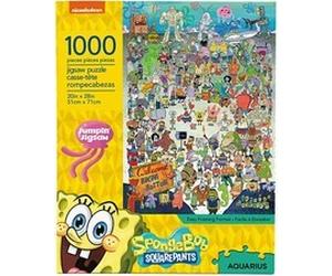 SPONGEBOB SQUAREPANT - - Cast 1000 Piece Jigsaw Puzzle - Jigsaw Puzzle - N600z