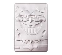 FaNaTtik SpongeBob SquarePants 25th Anniversary .999 Silver Plated Metal Ingot | Officially Licensed Collectible, Individually Numbered (Limited to 1,999 Worldwide)