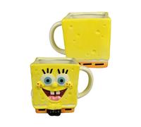 Spongebob Squarepants 3D Square Coffee Mug Ceramic 400 ml Yellow