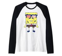 Spongebob Squarepants 4th of July Patriotic Shades Raglan Baseball Tee