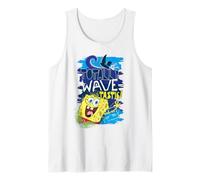 Spongebob Squarepants 90s Surf Waves Summer Fun Retro Sports Tank Top