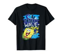 Spongebob Squarepants 90s Surf Waves Summer Fun Sports Retro T-Shirt