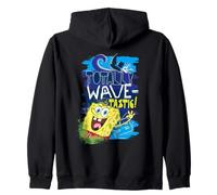 SpongeBob SquarePants 90s Surf Waves Summer Fun Sports Retro Zip Hoodie