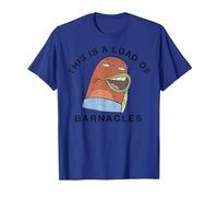 Spongebob Squarepants A Load of Barnacles T-Shirt, Men, Royal Blue, Medium