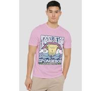 Spongebob Squarepants Absorb The Love Poster T Shirt, Pink Spongebob Pink M