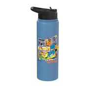 Spongebob Squarepants and Friends Superheroes Stainless Steel Insulated Water Bottle