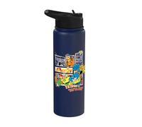 Spongebob Squarepants and Friends Superheroes Stainless Steel Insulated Water Bottle