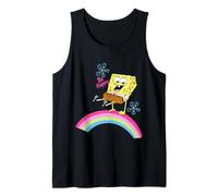 Spongebob Squarepants Be Happy Rainbow Tank Top