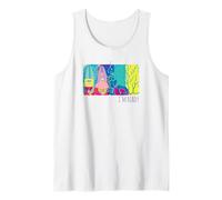 Spongebob Squarepants Beach Retro Surf Patrick Summer Style Tank Top