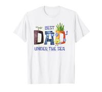 SpongeBob SquarePants Best Dad Under the Sea Cartoon T-Shirt