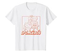 Spongebob Squarepants Bikini Bottom Buddies Group Shot F&B T-Shirt, Youth, White, 3T