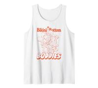 Spongebob Squarepants Bikini Bottom Buddies Retro Group Shot Tank Top