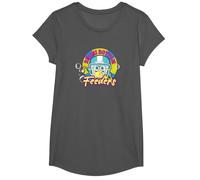 Spongebob Squarepants Bikini Bottom Feeders T-Shirt, Girls, Asphalt Grey, Small