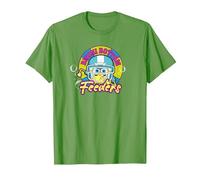 Spongebob Squarepants Bikini Bottom Feeders T-Shirt, Men, Grass Green, X-Large