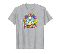 Spongebob Squarepants Bikini Bottom Feeders T-Shirt, Men, Heather Grey, Small
