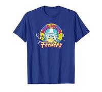 Spongebob Squarepants Bikini Bottom Feeders T-Shirt, Men, Royal Blue, Medium
