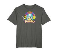 Spongebob Squarepants Bikini Bottom Feeders T-Shirt, Men's Big and Tall, Asphalt Grey, 5X Tall
