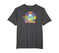 Spongebob Squarepants Bikini Bottom Feeders T-Shirt, Men's Big and Tall, Dark Heather Grey, 6X Tall