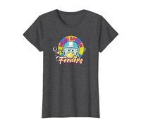 Spongebob Squarepants Bikini Bottom Feeders T-Shirt, Women, Dark Heather Grey, XX-Large
