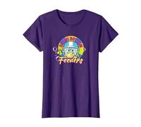 Spongebob Squarepants Bikini Bottom Feeders T-Shirt, Women, Purple, Large