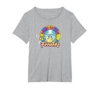 Spongebob Squarepants Bikini Bottom Feeders T-Shirt, Women's Plus, Heather Grey, 5X