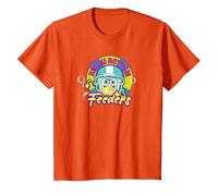 Spongebob Squarepants Bikini Bottom Feeders T-Shirt, Youth, Orange, Medium