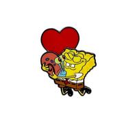 SpongeBob SquarePants Bobble Pin Badge Spongebob Heart 5 cm