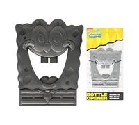 Spongebob Squarepants Bottle Opener - Heavy-Duty Metal with Magnetic Back, Fun Character Design, 85 x 70mm, Officially Licensed