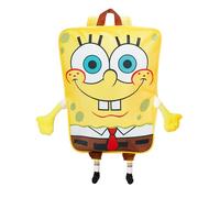 SPONGEBOB SQUAREPANTS Boys Backpack, Kids Rucksack with 3D Plush Arms And Legs, Boys Bag For School, One Size