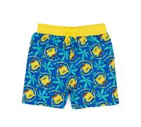 SpongeBob SquarePants Boys Blue Spongebob All-Over Tropical Print Swim Shorts - 7-8 Years