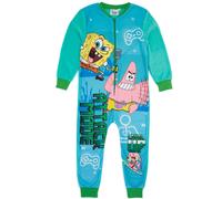 SpongeBob SquarePants Boy's Character Kids Green Onesie | Size: 7-8 Years Spongebob Squarepants Green 7-8 Years