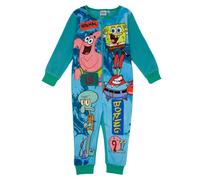 SpongeBob SquarePants Boy's Onesie (Kids Blue) in Blue | Size: 5-6 Years Spongebob Squarepants Blue 5-6 Years